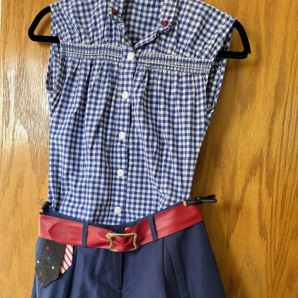 Moschino shorts and blouse